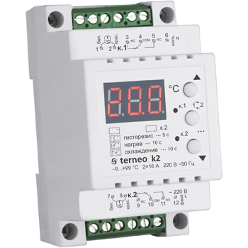 Терморегулятор Terneo k2