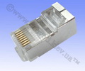 Джек компьютерный 8р8с RJ-45 экранированный