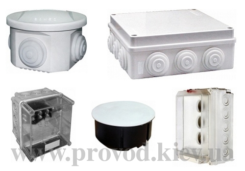Коробки распределительные пластиковые IP44 и IP65.